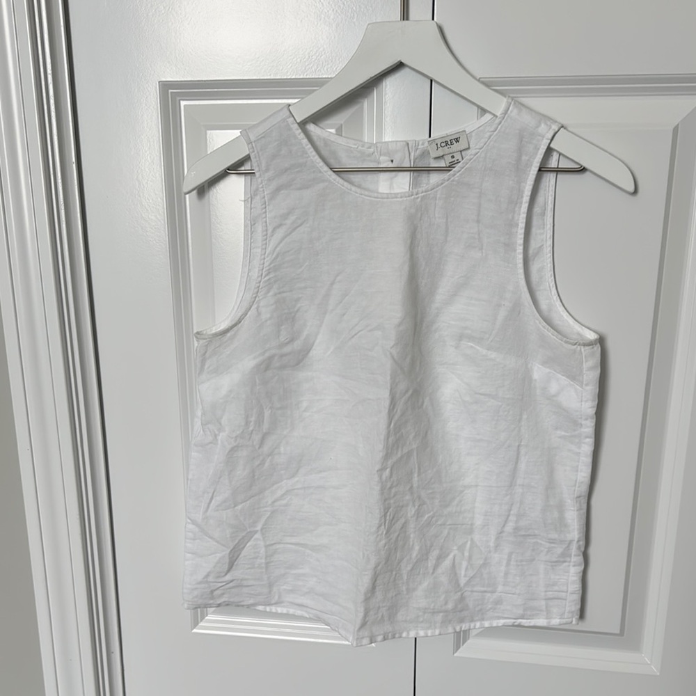 J. Crew White Tank Top